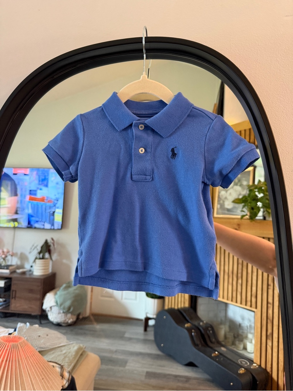 Ralph Lauren Little Boys Polo in Royal Blue with Navy Pony